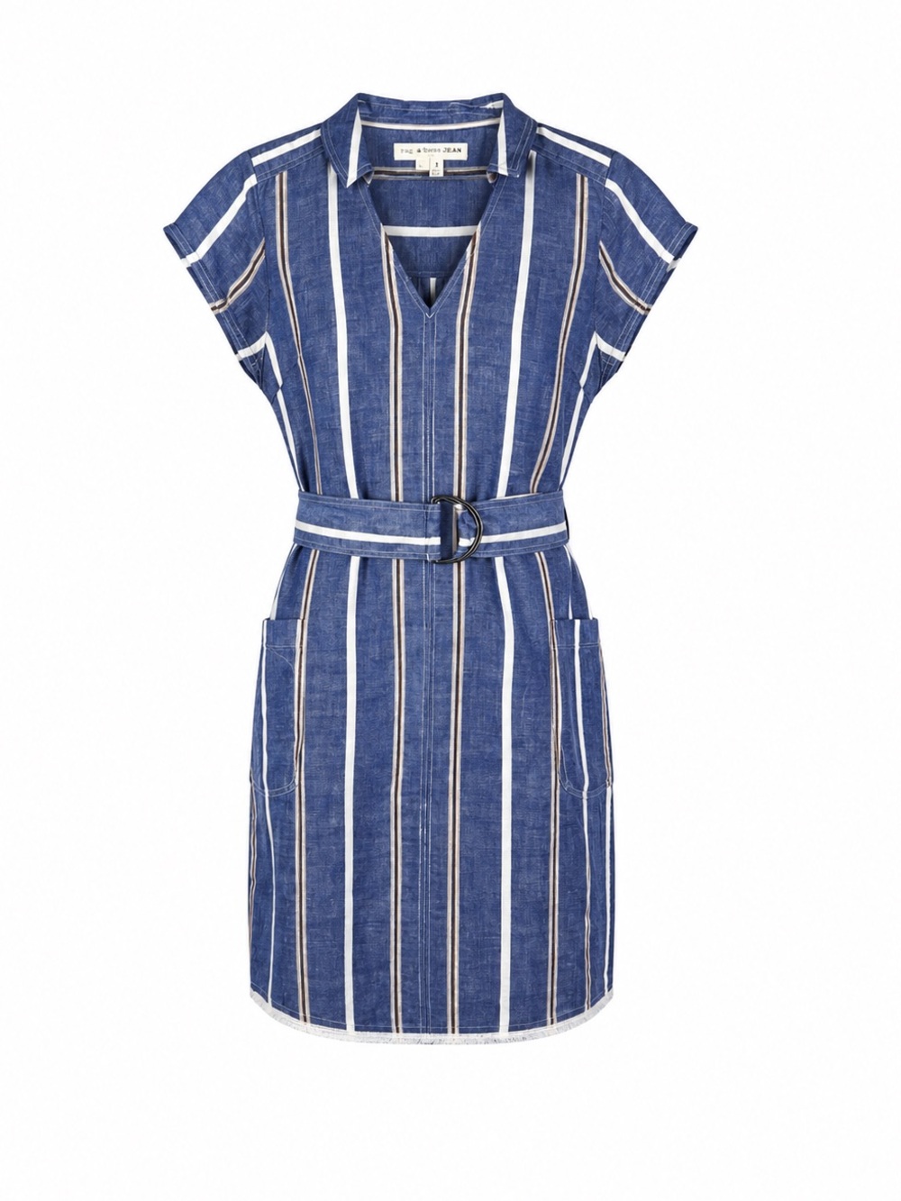 Anthropologie Pilcro Linen Dress Size 4 Coastal Resort Summer Indie Boho - Picture 2 of 8